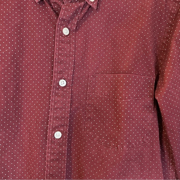 J Crew Maroon Burgundy Slim Fit Button Down Shirt - S - Picture 6 of 10